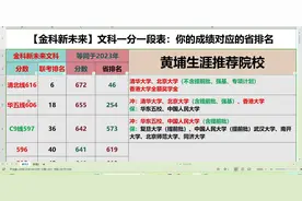 新未来联考一分一段表图片