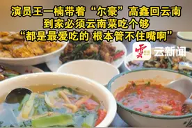 演员王一楠带着“尔豪”高鑫回云南 到家必须云南菜吃个够   #有一种叫云南的生活  #美好生活在云南  #七彩云南样样好 （来源：@王一楠 ）视频封面