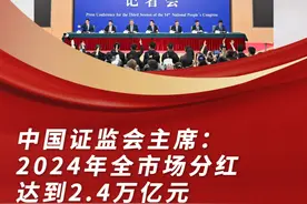 新华社消息｜中国证监会主席：2024年全市场分红达到2.4万亿元视频封面