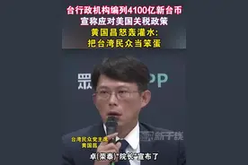 台行政机构编列4100亿新台币宣称应对美国关税政策 黄国昌怒轰灌水:把台湾民众当笨蛋#海峡新干线 #台湾省 #民进党视频封面