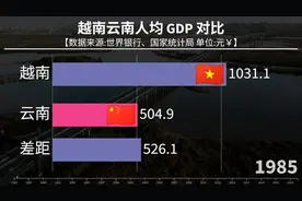 双南之争：越南 vs 云南人均 GDP 差距拉大？ #GDP  #数据分析视频封面