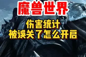 魔兽世界新人0基础攻略！新手误关了伤害统计怎么办？#魔兽世界 #魔兽世界怀旧服 #内容启发搜索 #我们比你们多一个世界 #魔兽世界新手攻略视频封面