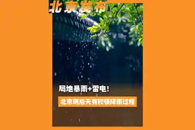 局地暴雨+雷电！北京明后天有较强降雨过程 #北京城市服务台