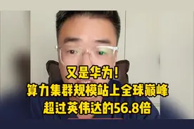 华为再次出圈，算力集群规模站上全球巅峰！听听大哥怎么说视频封面