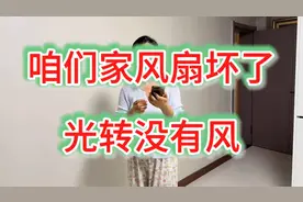 #咱们家风扇坏了，光转没有风 #模仿秀