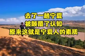 去了一趟宁夏，被颠覆了认知，原来这就是宁夏人的素质！视频封面