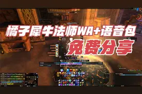 魔兽怀旧服橘子犀牛全套法师WA加语音包免费分享赠人玫瑰手有余香视频封面
