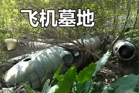 广州密林里躺着大量废弃飞机，零件散落满地视频封面