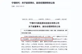 月薪22万，万亿“宁王”副董事长竟辞职不干了！什么情况？图片