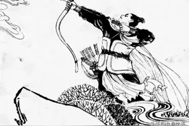 民间故事：后羿射日、嫦娥奔月、吴刚伐木、彭猛调戏嫦娥的传说图片