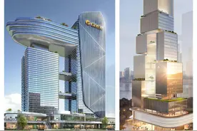 格力两座总部级办公楼，最新进度图片