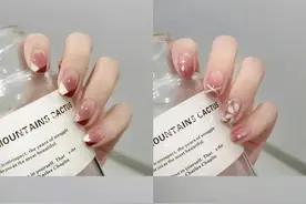 春夏仙气透粉色腮红晕染美甲合集 ​ ​​​图片