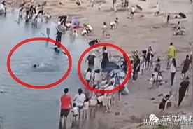 男护士休假逛公园，却突然跳入水中……图片