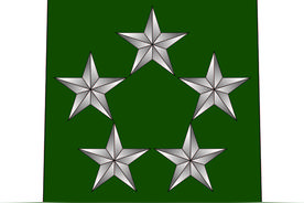 韩国陆军军衔肩章一览图片