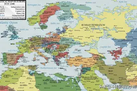 海平面上升 100 米的世界图片