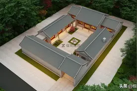 河北承德丨一层自建中式四合院图片