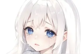 伤感流眼泪高质量动漫头像图片