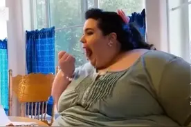 美国600斤少女减肥后美貌惊人，而男友却因为她暴瘦提出分手图片