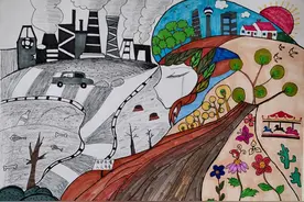 共建清洁美丽世界 红桥青少年在行动——优秀绘画作品展示图片