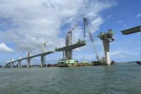 为选举考量？蔡当局宣布金门大桥10月30日通车图片