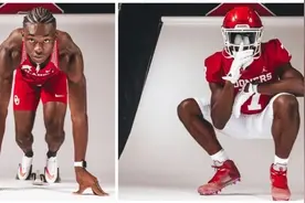 天赋惊人！美国高中生200米跑出20秒79，身高195，体重106公斤图片