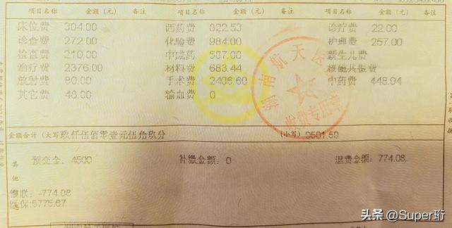痔疮手术住院八天到底要花费多少钱？医保报销太给力！