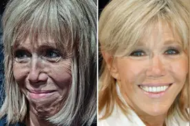 法国第一夫人好自律，喜欢运动控制饮食，身材纤细五官精致图片