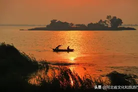 冀州八景之紫微夕照图片