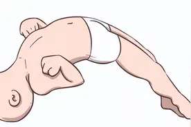 宝宝爱打挺、头后仰、身体过硬，是不是脑瘫的表现？图片