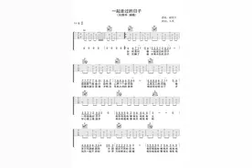 刘德华《一起走过的日子》吉他谱图片