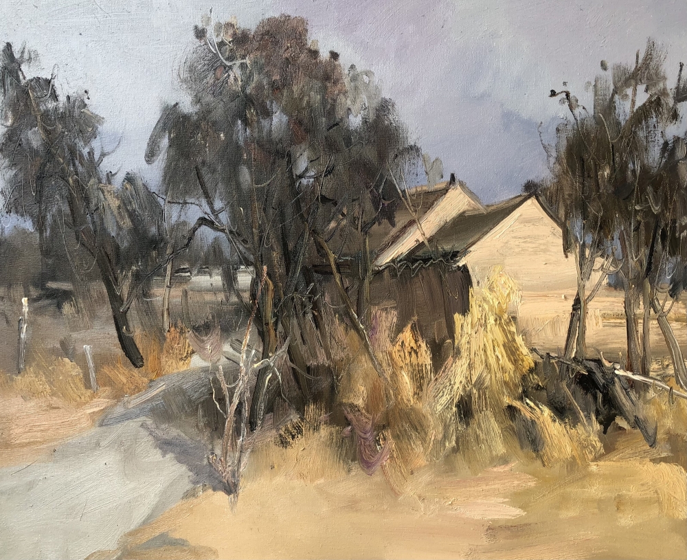 【画作】高天厚土,神采激扬,油画艺术家赵青作品欣赏