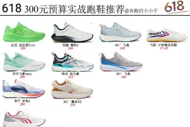 618购物节 300预算实战跑鞋推荐图片