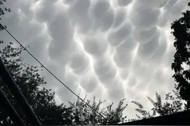 地震前兆？内蒙古出现巨型“云朵大派对“，天有反常、必有异象？图片