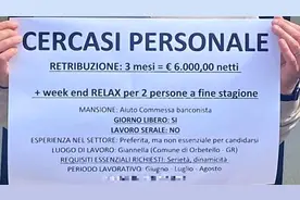 意大利老板“招工难”，三个月净工资6000欧元，双休，但没人去图片