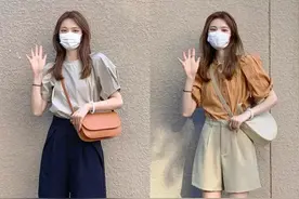 今夏流行一种裤子，叫中裤！搭短袖、衬衫都好看，个子越高越有型图片