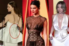 这一夜，女星美得惊心动魄：战袍开裂，薄如蝉翼，易碎却活色生香图片