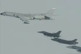 轰6N首次参加中俄巡航，最大航程上万公里，展示空袭美国能力图片