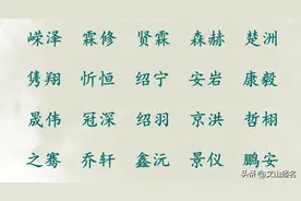 男孩子这样取名字，才识卓越，前程似锦，魅力无限图片