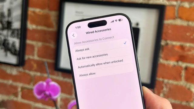 防“充电陷阱”，苹果iOS 26系统完善USB访问权控制