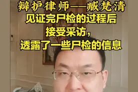 初中生遇害案律师臧梵清接受采访，透露尸检内容：被埋前已经死亡图片