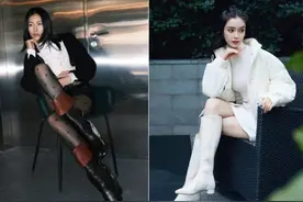 为什么劝你少穿“黑丝”出门？看完这3组街拍对比图，你就明白了图片