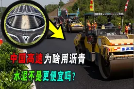 走高速时明明是沥青路面，一到收费站就水泥路？为什么这个设计？图片