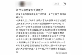 武大禁止校外人士扫共享电车。代扫黄牛报价：一小时20元图片