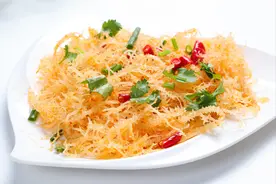 教你爽口美味的凉拌龙须菜，简单好做，营养丰富，一大盘不够吃图片