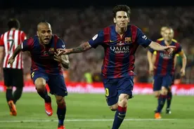 梅西生涯最佳队友11人，巴萨10人，小罗普队压阵，内马尔在列图片