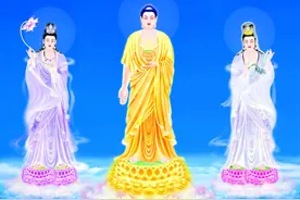 「西方极乐世界教主 阿弥陀佛」为何被称之为“接引佛？”图片