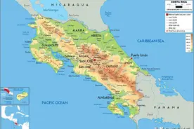 哥斯达黎加国土面积、地理气候、人口和经济数据详情图片
