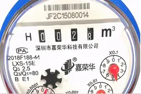 水表怎么看吨数？图片