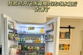我把对开门冰箱换成法式冰箱后，有些话不吐不快，差距真是太大了图片