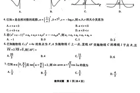 重庆南开中学2022届高三第十次质量检测数学试题及答案图片
